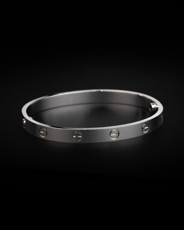 Love bangle 18kt (White Gold)