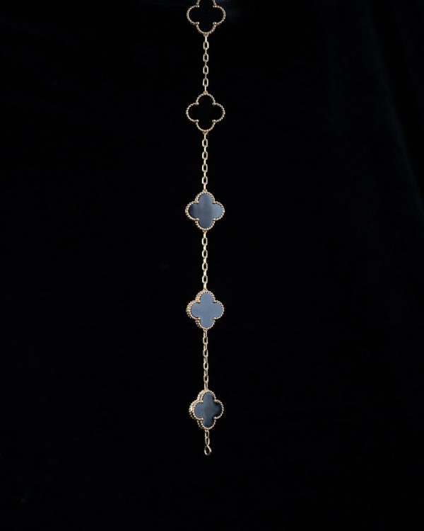 5 Motif Bracelet 18kt (Black) - Image 3
