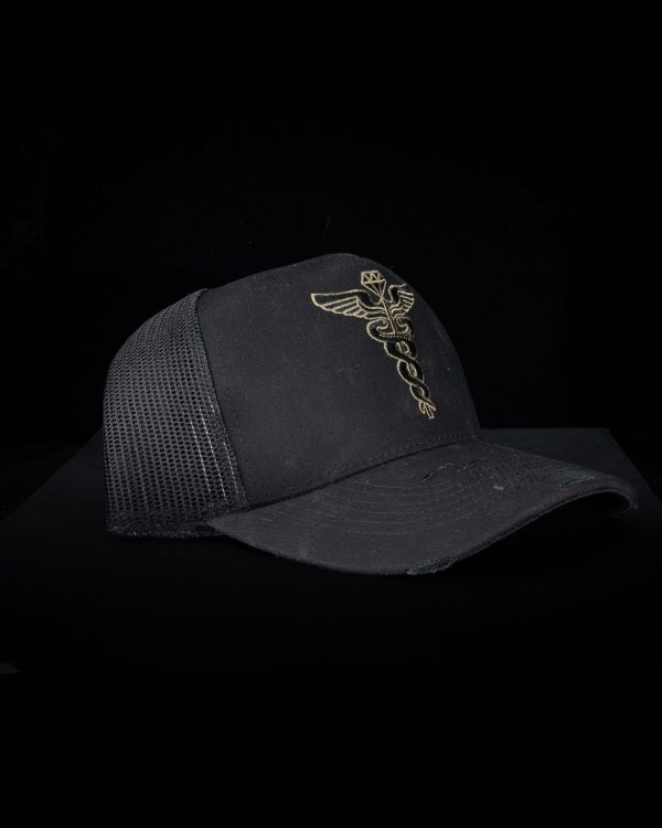 DGJ Hat Black & Gold Logo - Image 2